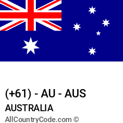 Australia Country and phone Codes : +61, AU, AUS Australia Country and phone Codes : +61, AU, AUS