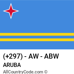 Aruba Country and phone Codes : +297, AW, ABW Aruba Country and phone Codes : +297, AW, ABW