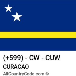 Curacao Country and phone Codes : +599, CW, CUW Curacao Country and phone Codes : +599, CW, CUW