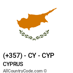 Cyprus Country and phone Codes : +357, CY, CYP Cyprus Country and phone Codes : +357, CY, CYP