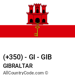 Gibraltar Country and phone Codes : +350, GI, GIB Gibraltar Country and phone Codes : +350, GI, GIB