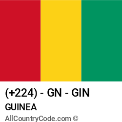 Guinea Country and phone Codes : +224, GN, GIN Guinea Country and phone Codes : +224, GN, GIN
