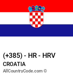 Croatia Country and phone Codes : +385, HR, HRV Croatia Country and phone Codes : +385, HR, HRV