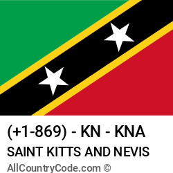 Saint Kitts and Nevis Country and phone Codes : +1-869, KN, KNA Saint Kitts and Nevis Country and phone Codes : +1-869, KN, KNA