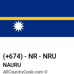 Nauru Country and phone Codes : +674, NR, NRU Nauru Country and phone Codes : +674, NR, NRU