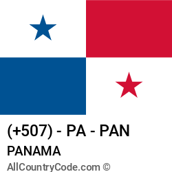 Panama Country and phone Codes : +507, PA, PAN Panama Country and phone Codes : +507, PA, PAN