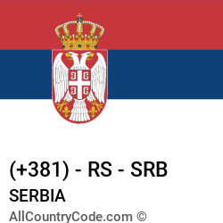 Serbia Country and phone Codes : +381, RS, SRB Serbia Country and phone Codes : +381, RS, SRB