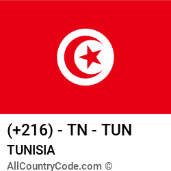 Tunisia Country and phone Codes : +216, TN, TUN Tunisia Country and phone Codes : +216, TN, TUN