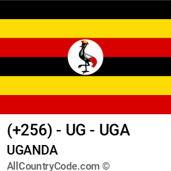 Uganda Country and phone Codes : +256, UG, UGA Uganda Country and phone Codes : +256, UG, UGA