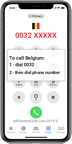 Belgium 32 Country Code BE BEL