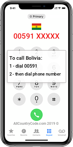 Bolivia 591 Country Code BO BOL Bolivia 591 Country Code BO BOL