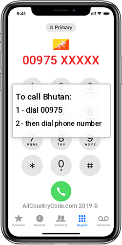 Bhutan 975 Country Code BT BTN Bhutan 975 Country Code BT BTN