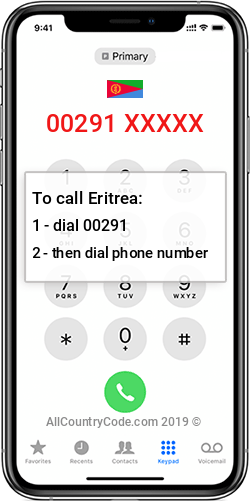 Eritrea 291 Country Code ER ERI Eritrea 291 Country Code ER ERI