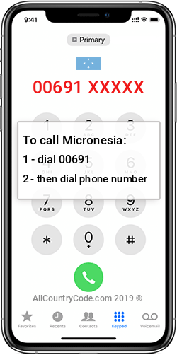 Micronesia 691 Country Code FM FSM Micronesia 691 Country Code FM FSM