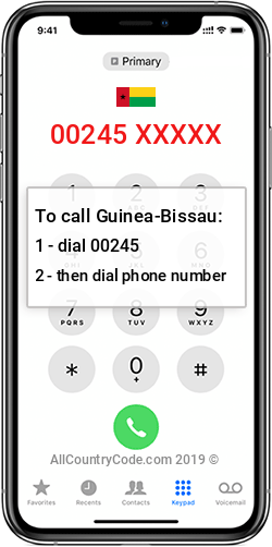 Guinea-Bissau 245 Country Code GW GNB Guinea-Bissau 245 Country Code GW GNB