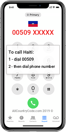 Haiti 509 Country Code HT HTI Haiti 509 Country Code HT HTI