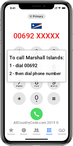 Marshall Islands 692 Country Code MH MHL Marshall Islands 692 Country Code MH MHL