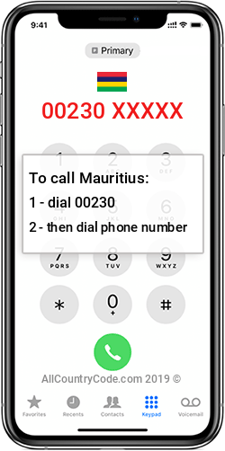 Mauritius 230 Country Code MU MUS Mauritius 230 Country Code MU MUS