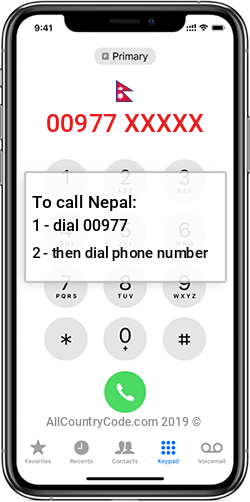 Nepal 977 Country Code NP NPL