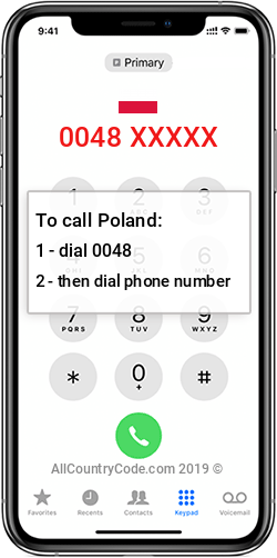Poland 48 Country Code PL POL Poland 48 Country Code PL POL