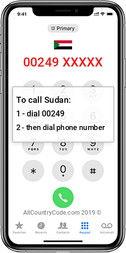 Sudan 249 Country Code SD SDN Sudan 249 Country Code SD SDN