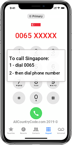 Singapore 65 Country Code SG SGP Singapore 65 Country Code SG SGP