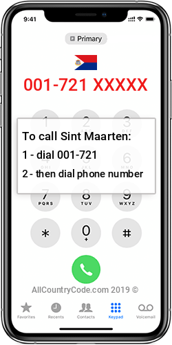 Sint Maarten 1-721 Country Code SX SXM Sint Maarten 1-721 Country Code SX SXM